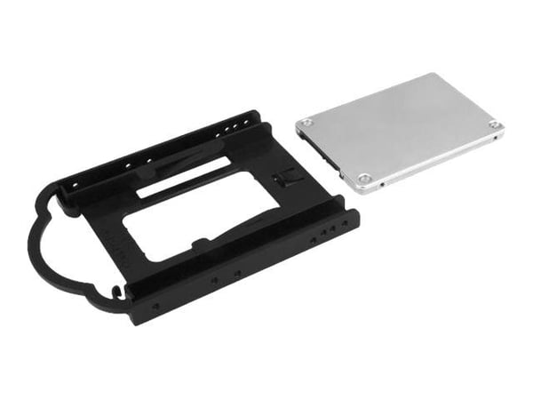 Startech 2.5" HDD / SDD Mounting Bracket for 3.5" Drive Bay - Tool-less Installation - 2.5 Inch SSD HDD Adapter Bracket (BRACKET125PT) - Uttagbar h...