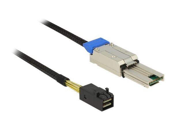 Delock - SAS intern til ekstern kabel - SAS 6Gbit/s - 26-stifts 4x Mini SAS (hann) til 4 x Mini SAS HD (SFF-8643) (hann) - 1 m