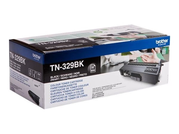 Brother TN-329BKP, 6000 sivua, Musta, 1 kpl