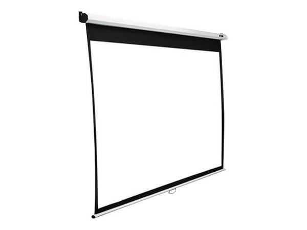Elite Screens Manual Series M150XWH2 - Projeksjonsskjerm - takmonterbar, veggmonterbar - 150" (381 cm) - 16:9 - MaxWhite - hvit