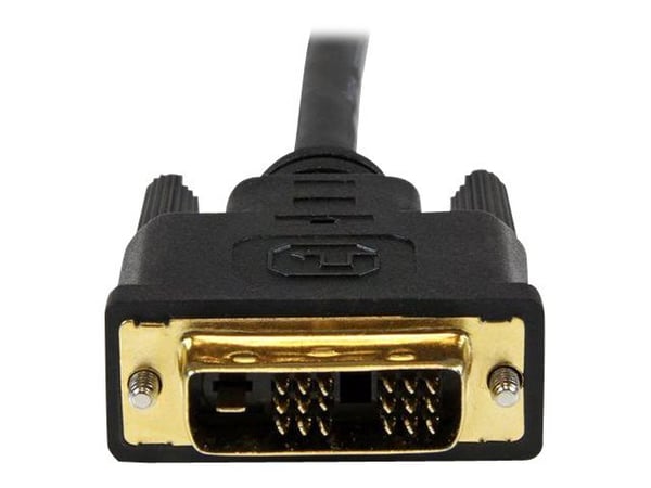 Startech 1.5m HDMI to DVID Cable M/M - Adapterkabel - DVI-D hann til HDMI hann - 1.5 m - skjermet - svart