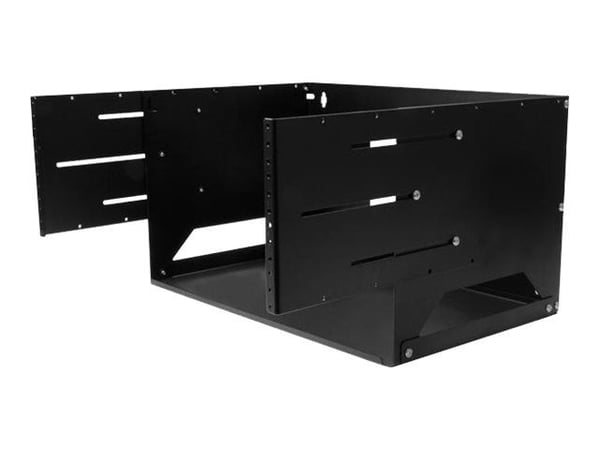 Startech 4U Open Frame Wall Mount Network Rack w/ Built in Shelf - 2-Post Adjustable Depth (12" to 18") Equipment Rack - 75.2lbs (WALLSHELF4U) - St...