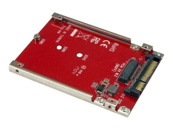 Startech M.2. PCI-e NVMe to U.2 (SFF-8639) Adapter - Not Compatible with SATA Drives or SAS Controllers - For M.2 PCIe NVMe SSDs - PCIe M.2 Drive t...