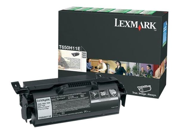 Lexmark T650H11E, Patron, Sort, Laser, Lexmark, T650, T652, T654