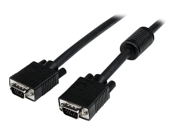 StarTech 3m Coax High Resolution Monitor VGA Video Cable HD15 M/M - VGA-kabel - HD-15 (VGA) (hann) til HD-15 (VGA) (hann) - 3 m - formstøpt, tommel...