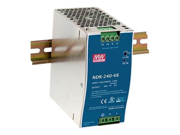 D-Link DIS N240-48 - Strømforsyning (DIN-skinnemonterbar) - 240 watt - for DIS 100G-5PSW