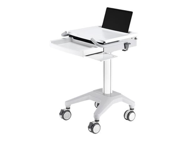 Neomounts MED-M200 - Vagn - för notebook/tangentbord/mus - medicinsk - vit - skärmstorlek: 10"-17"