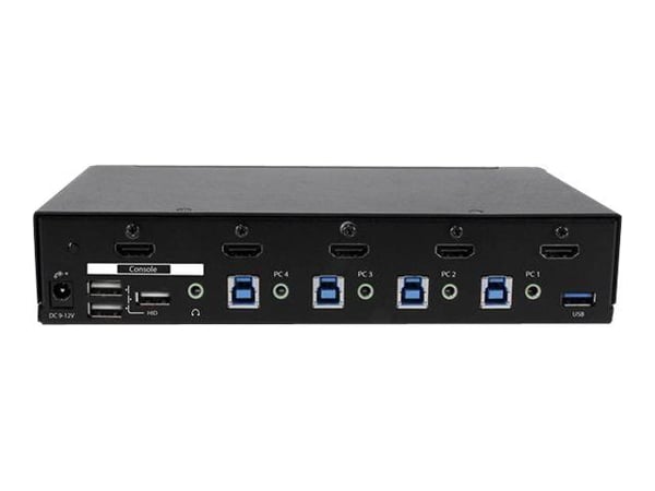StarTech.com SV431HDU3A2, 1920 x 1080 pikseliä, Telineasennus, Musta
