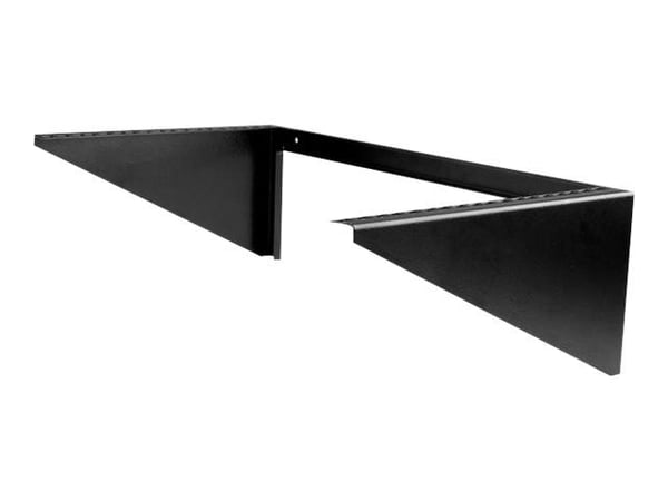 Startech Vertikal väggmonterbart serverrack - solitt stål - 6U - Fäste för väggmontering - svart - 6U - 19"