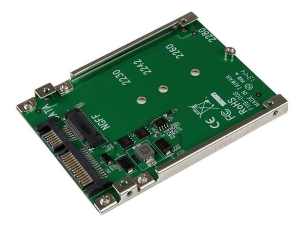 StarTech.com SAT32M225, SATA, M.2, Vihreä, CE, FCC, 6 Gbit/s, -40 - 85 °C