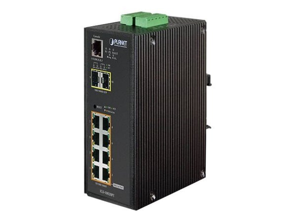 PLANET IGS-10020PT, Hallittu, L3, Gigabit Ethernet (10/100/1000), Täysin kaksipuolinen, Power over Ethernet -tuki, Seinäkiinnitteinen
