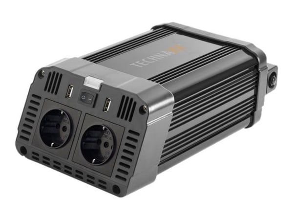 Technaxx TE16 - DC-AC strøminverter - 12 V - 1200 watt - utgangskontakter: 2
