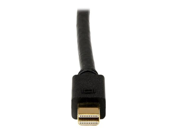 StarTech 10ft Mini DisplayPort to DVI Adapter Cable - Mini DP to DVI Video Converter - MDP to DVI Cable for Mac / PC 1920x1200 - Black (MDP2DVIMM10...