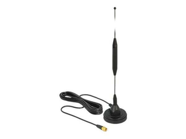 DeLOCK 12423, 3,5 dBi, 0.824 - 0.960 / 1.710 - 2.200 GHz, 50 O, Ympyräsäteilyantenni, SMA, Pystypolarisaatio DeLOCK 12423, 3,5 dBi, 0.824 - 0.960 / 1.710 - 2.200 GHz, 50 O, Ympyräsäteilyantenni, SMA, Pystypolarisaatio