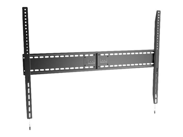 Multibrackets M Universal Wallmount Fixed HD - Monteringssett (veggmontering) - for flatpanel - svart - skjermstørrelse: 60"-110" - monteringsgrens...