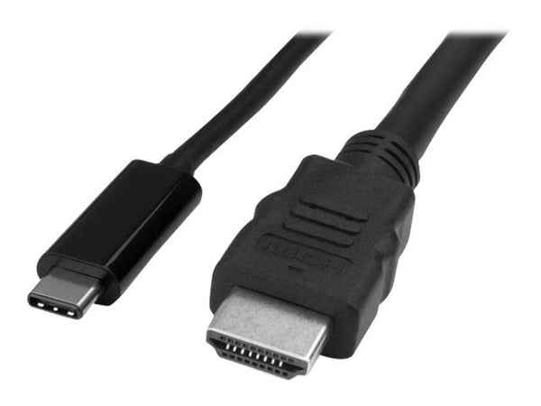 StarTech.com USB C till HDMI-kabel - 3 ft / 1 m - USB-C till HDMI 4K 30Hz - USB typ C till HDMI - Kabel för datorskärm (CDP2HDMM1MB) - Extern video...