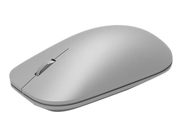 Microsoft Surface Mouse - Mus - høyre- og venstrehåndet - optisk - trådløs - Bluetooth 4.0 - grå - kommersiell - for Surface Pro 7