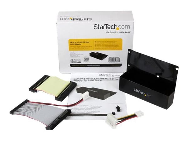 Startech SATA to 2.5in or 3.5in IDE Hard Drive Adapter for HDD Docks - SATA to IDE Converter - HDD Docking Station (SAT2IDEADP) - Diskkontroller - ...