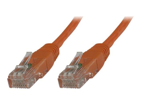 MicroConnect - Nettverkskabel - RJ-45 (hann) til RJ-45 (hann) - 5 m - UTP - CAT 6 - oransje