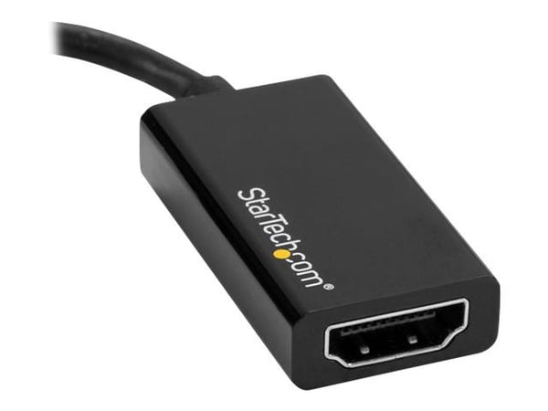 StarTech DisplayPort to HDMI Adapter - DP to HDMI - 4K 60Hz (DP2HD4K60S) - Videokonverter - DisplayPort - HDMI - for P/N: DK30C2DAGPD, TB32DP14, TB...