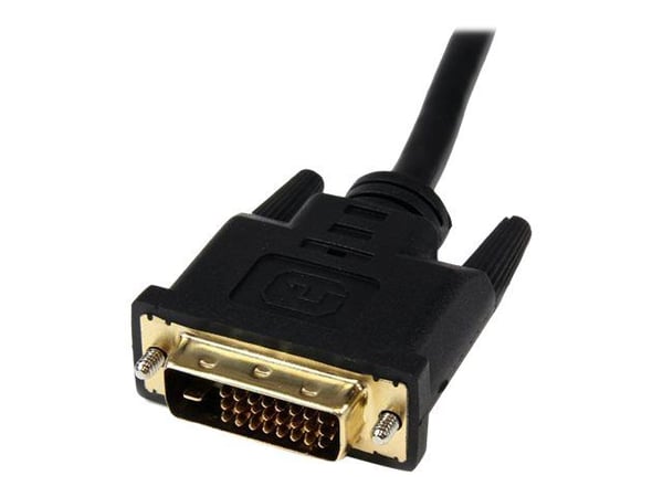 Startech 8in HDMI to DVI-D Video Cable Adapter - HDMI Female to DVI Male - HDMI to DVI Dongle Adapter Cable (HDDVIFM8IN) - Video adapter - HDMI hun...