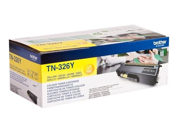 Brother TN326Y - Gul - original - tonerpatron - for Brother DCP-L8400CDN, DCP-L8450CDW, MFC-L8650CDW