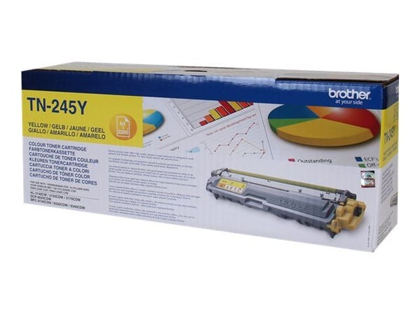 Brother TN-245Y, 2200 sivua, Keltainen, 1 kpl