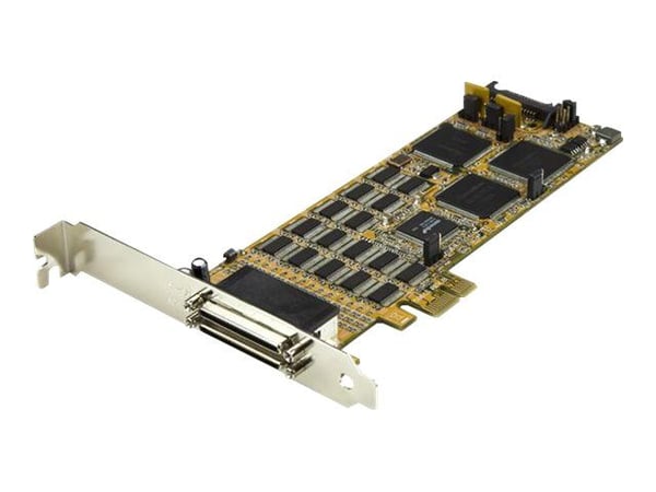 StarTech.com PEX16S550LP, PCIe, Sarja, Matala profiili, PCIe 1.1, RS-232, Keltainen
