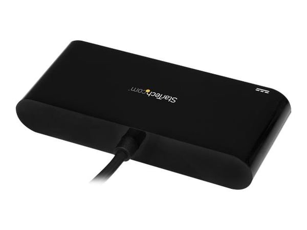 Startech 3 Port USB-C Hub with Gigabit Ethernet & 60W Power Delivery Passthrough Laptop Charging, USB-C to 3x USB-A (USB 3.0 SuperSpeed 5Gbps), USB...