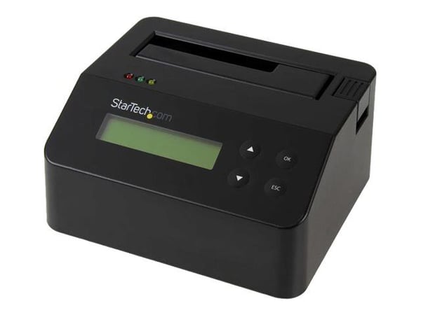 StarTech.com USB 3.0 Hard Drive Eraser Dock for 2,5" & 3,5" SATA/ IDE SSD HDD + mSATA & M.2 - Frittstående Secure Erase Wiper & Sanitizer (SDOCK1EU...