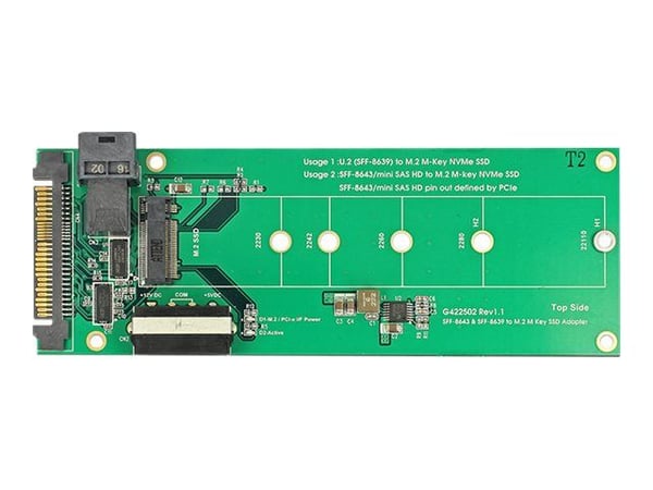 DeLOCK 62945, PCIe, M.2, Vihreä, 52 mm, 145 mm, 16 mm
