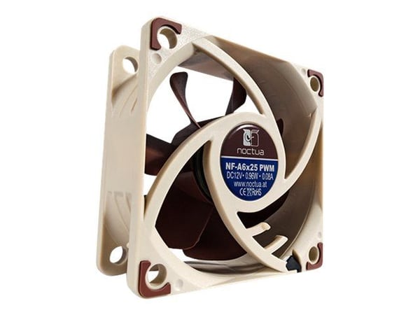 Noctua NF-A6x25 PWM - Kabinettvifte - 60 mm