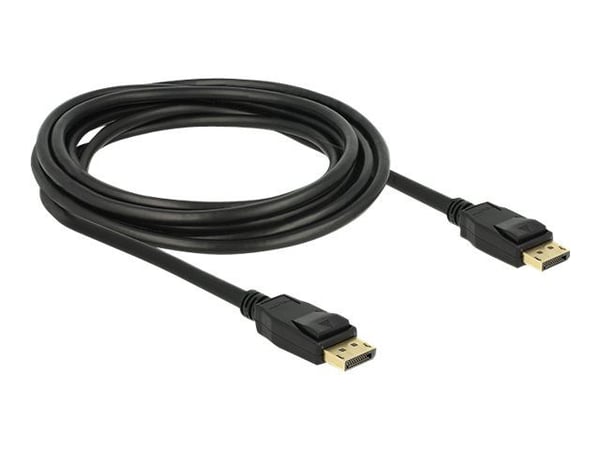 Delock - DisplayPort kaapeli - DisplayPort (han) til DisplayPort (han) - 3 m - haspet - lajittelu