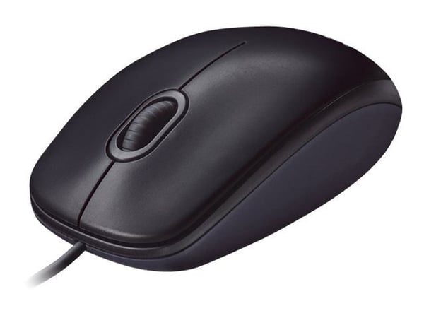 Logitech M90 - Mus - høyre- og venstrehåndet - optisk - kablet - USB