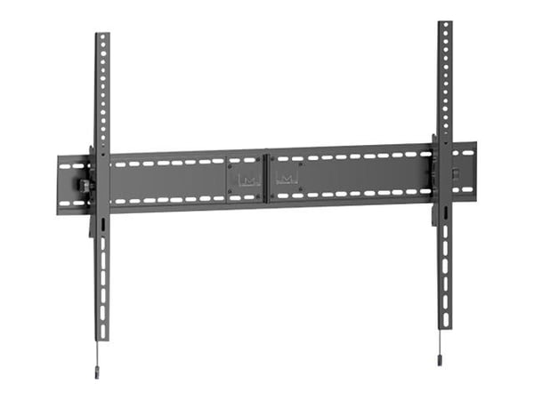 Multibrackets M Universal Wallmount Tilt HD MAX - Monteringssats (lutningsbart väggfäste) - för platt panel - svart - skärmstorlek: 63"-110" - vägg...