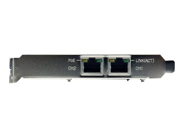 Startech Dual Port PCI Express Gigabit Ethernet Network Card Adapter - 2 Port PCIe NIC 10/100/100 Server Adapter with PoE PSE (ST2000PEXPSE) - Nett...