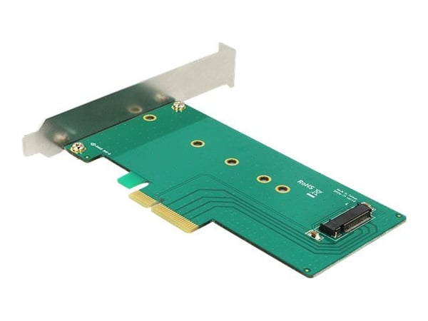 Delock PCI Express x4-kort > 1 x intern NVMe M.2 - Lagringskontroll - M.2-kort - lavprofil - PCIe 3.0 x4