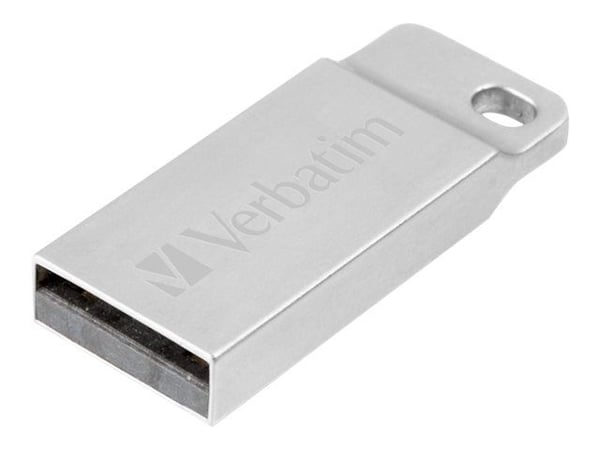 Verbatim Metal Executive - USB-flashstasjon - 64 GB - USB - sølv