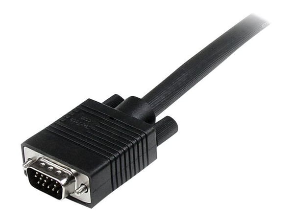 StarTech 1m Coax High Resolution Monitor VGA Cable HD15 M/M - VGA-kabel - HD-15 (VGA) (hann) til HD-15 (VGA) (hann) - 1 m - formstøpt, tommelskruer...