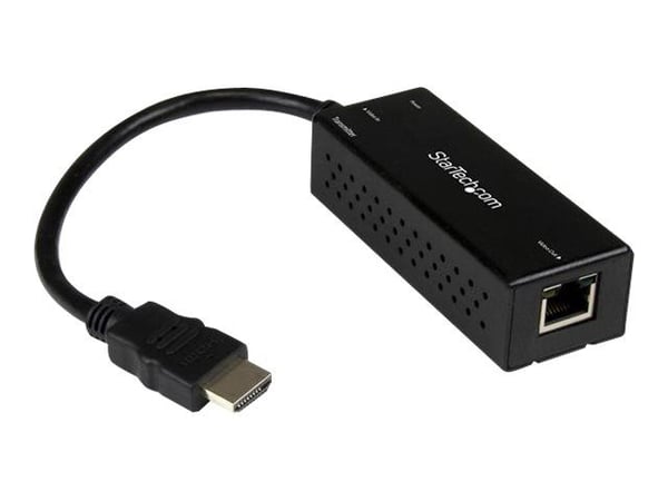 Startech HDBaseT Extender Kit with Compact Transmitter - HDMI over CAT5 - HDMI over HDBaseT - Up to 4K (ST121HDBTDK) - Video/lyd-forlenger - sender...