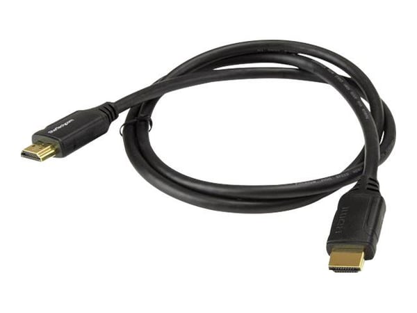Startech 3ft (1m) Premium Certified HDMI 2.0 Cable with Ethernet, High Speed Ultra HD 4K 60Hz HDMI Cable HDR10, HDMI Cord (Male/Male Connectors), F...