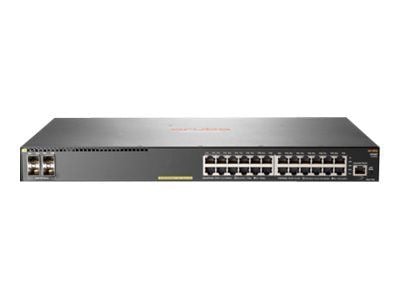 HPE Aruba 2930F 24G PoE+ 4SFP - Kytkin - L3 - Hallittu - 24 x 10/100/1000 (PoE+) + 4 x Gigabit SFP (uplink) - Telineasennettava - PoE+ (370 W) - Po...