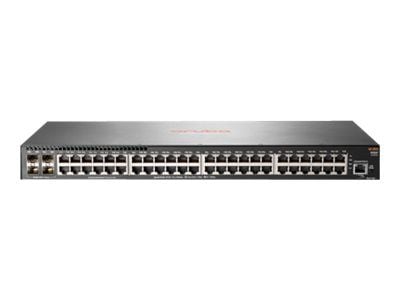 HPE Aruba 2930F 48G 4SFP+ - Switch - L3 - Styrt - 48 x 10/100/1000 + 4 x 1 Gigabit / 10 Gigabit SFP+ (opplink) - rackmonterbar