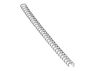 Spiralrygge Fellowes 3:1 wire 8mm sort A4 36-60ark (100 stk.) Spiralrygge Fellowes 3:1 wire 8mm sort A4 36-60ark (100 stk.)