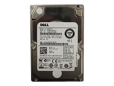 Dell - Harddisk - 300 GB - 2.5" - SAS - 10000 rpm - for PowerEdge C6220, M620, R210, R220, R620, R720, R820, R920, T420, T620, VRTX