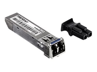 TRENDnet TI-MGBS40 - SFP-sändar/mottagarmodul (mini-GBIC) - 1GbE - 1000Base-LX - LC enkelläge - upp till 10 km - 1310 nm - TAA-kompatibel