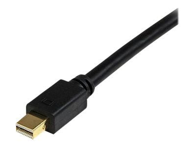 StarTech 3 ft Mini DisplayPort to DVI Adapter Cable - Mini DP to DVI Video Converter - MDP to DVI Cable for Mac / PC 1920x1200 - Black (MDP2DVIMM3B...