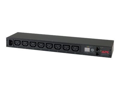 APC Metered Rack PDU AP7820B - Strømfordelerenhet (kan monteres i rack) - AC 200/208/230 V - 2300 VA - Ethernet 10/100 - inngang: IEC 60320 C14 - u...
