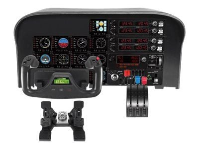 Logitech Flight Yoke System - Koppling och spjäll - kabelansluten - för PC