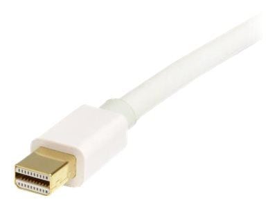 StarTech 2m 6 ft White Mini DisplayPort to DisplayPort 1.2 Adapter Cable M/M - DisplayPort 4k with HBR2 support - Mini DP to DP Cable (MDP2DPMM2MW)...